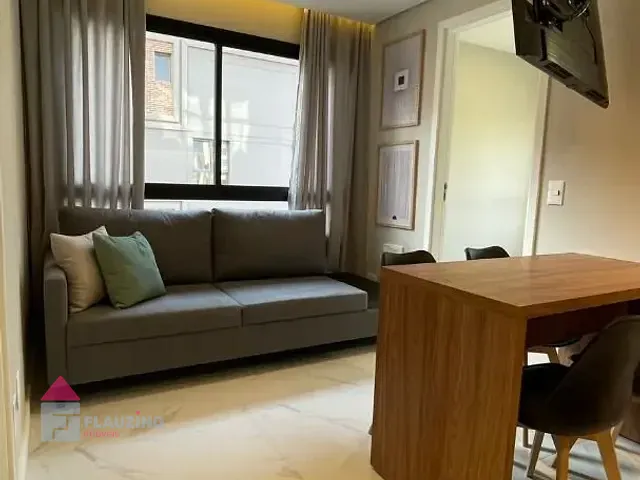 Apartamento com 40m² 2 quartos e 1 banheiro, para alugar, no bairro Moema em São Paulo