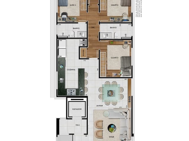 Apartamento 4 quartos e 3 banheiros, à venda, no bairro Castelo em Belo Horizonte