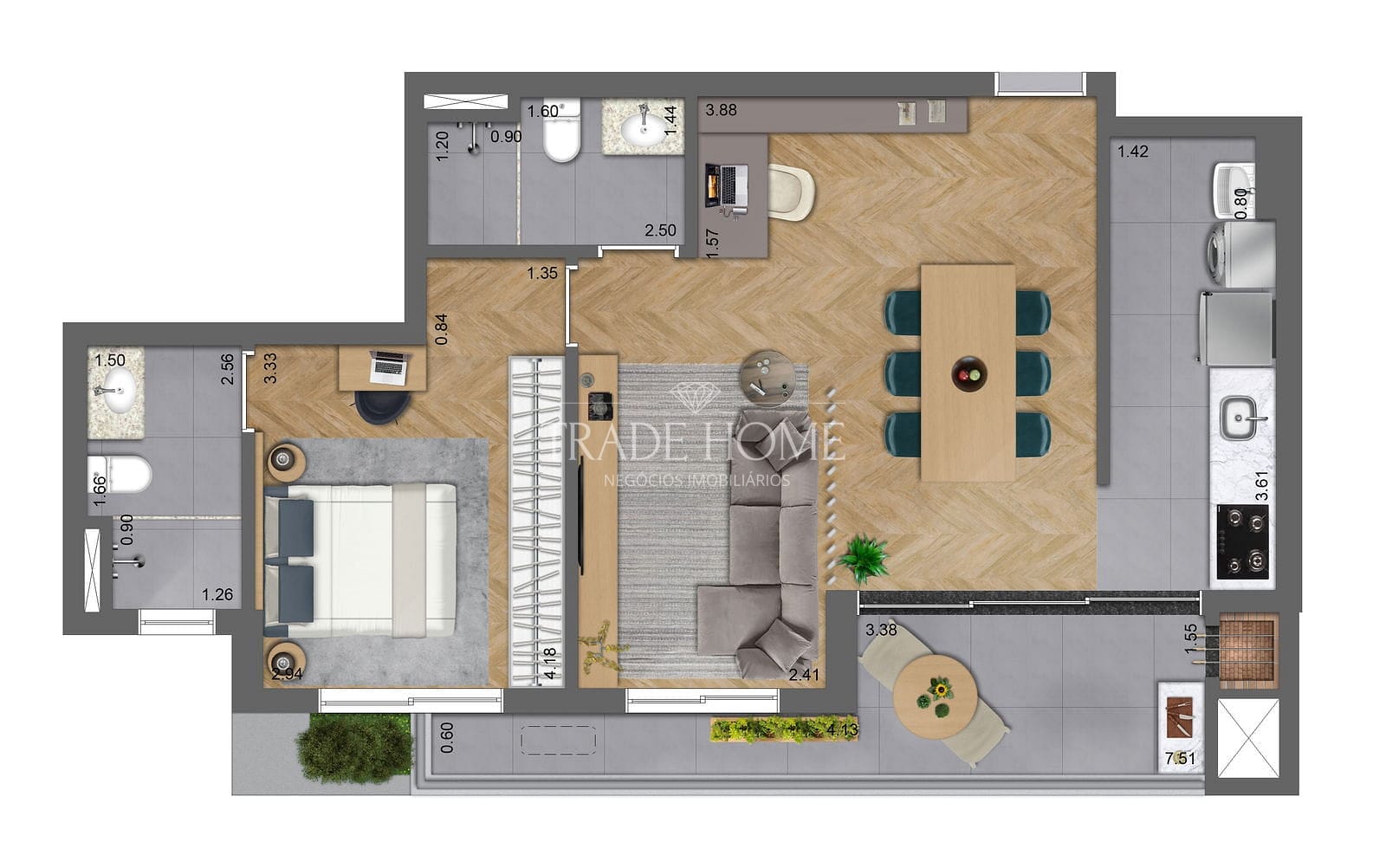 Apartamento, 2 quartos, 69 m² - Foto 39