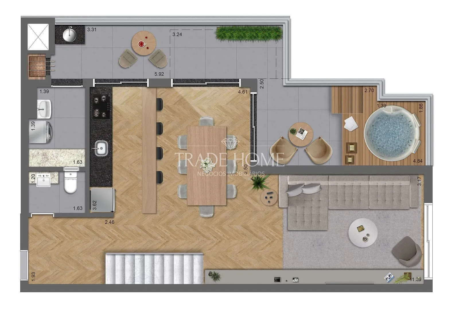 Apartamento, 2 quartos, 69 m² - Foto 43