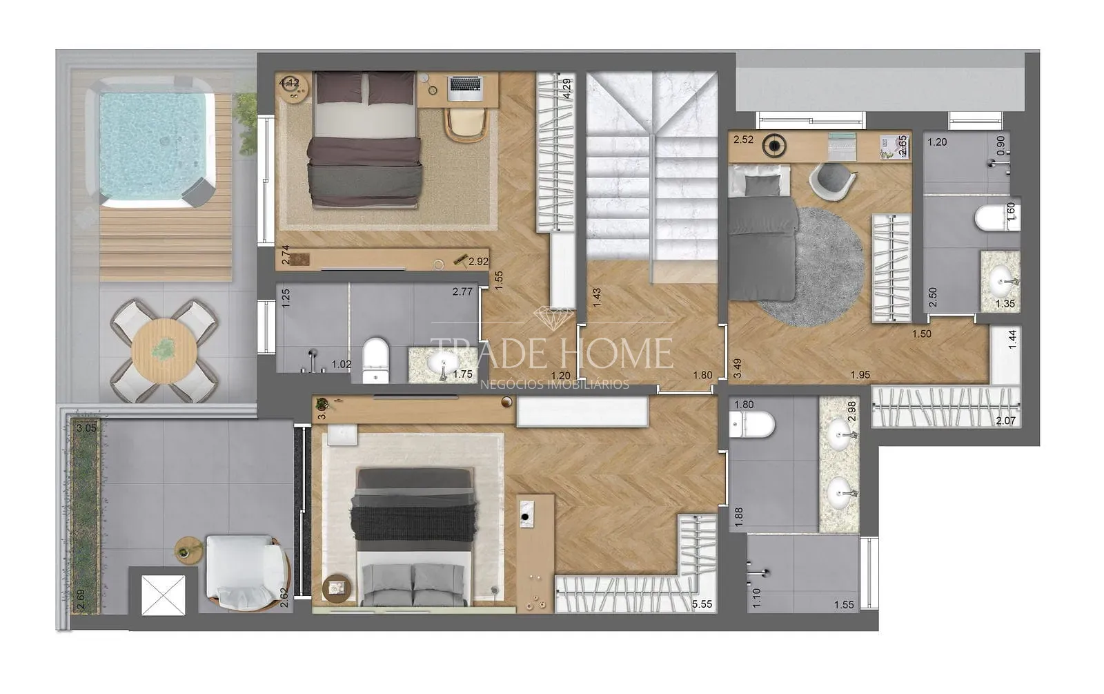 Apartamento, 2 quartos, 69 m² - Foto 45