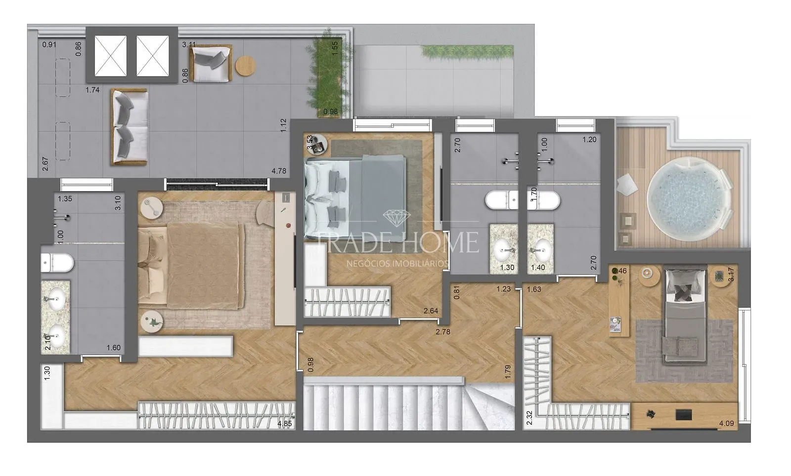 Apartamento, 2 quartos, 69 m² - Foto 46