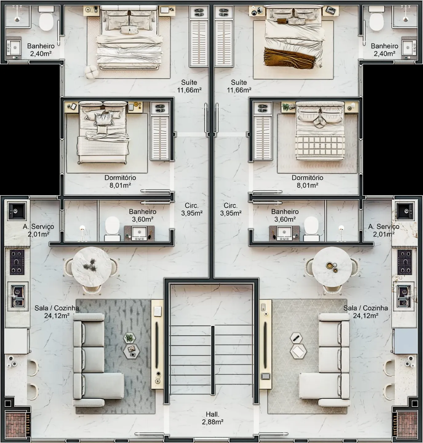 Apartamento, 2 quartos, 63 m² - Foto 8