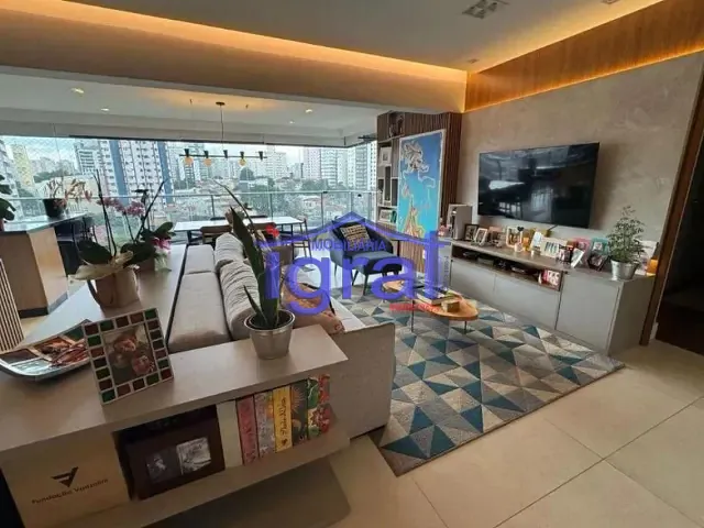 Apartamento 3 quartos e 4 banheiros, à venda, no bairro Mirandópolis em São Paulo