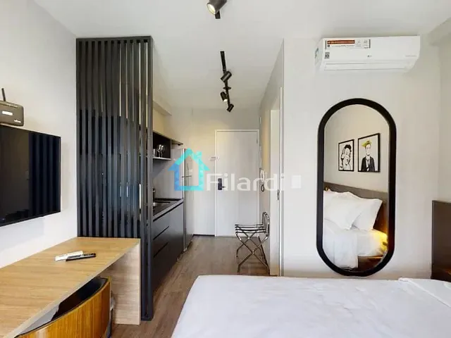 Apartamento 1 quarto e 1 banheiro, para alugar, no bairro Pinheiros em São Paulo