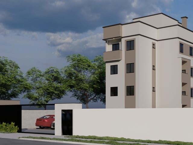 Apartamento com 60m² 3 quartos e 1 banheiro, à venda, no bairro Parque da Fonte em São José dos Pinhais