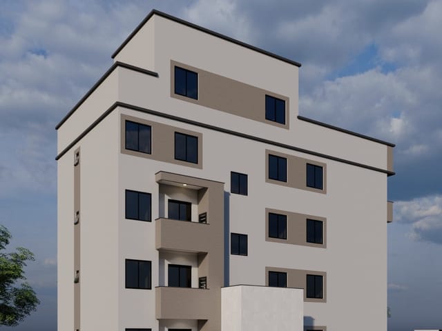 Apartamento com 60m² 3 quartos e 1 banheiro, à venda, no bairro Parque da Fonte em São José dos Pinhais