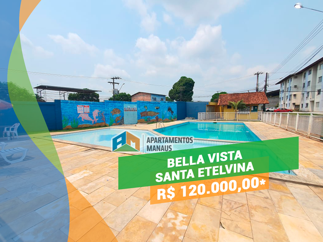 Foto do Apartamento - Cond Bella Vista - 2 Quartos - Porcelanato - Santa Etelvina | Apartamentos Manaus Imobiliária