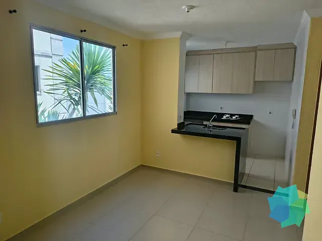 Apartamento com 44m² 2 quartos e 1 banheiro, para alugar, no bairro Olaria em Salto