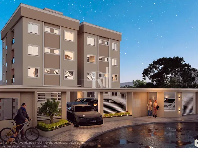 Apartamento 2 quartos e 2 banheiros, à venda, no bairro Joáia em Tijucas