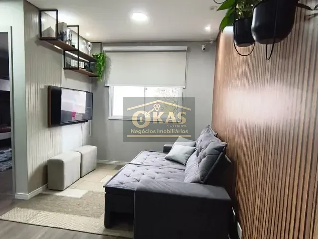 Apartamento 2 quartos e 1 banheiro, à venda, no bairro Vila Bela Flor em Mogi das Cruzes