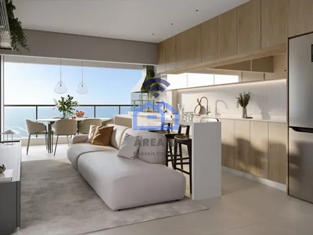 Apartamento com 65m² 2 quartos e 2 banheiros, à venda, no bairro Martim de Sá em Caraguatatuba