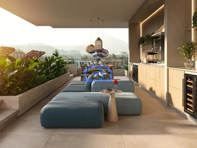 Apartamento com 65m² 2 quartos e 2 banheiros, à venda, no bairro Martim de Sá em Caraguatatuba