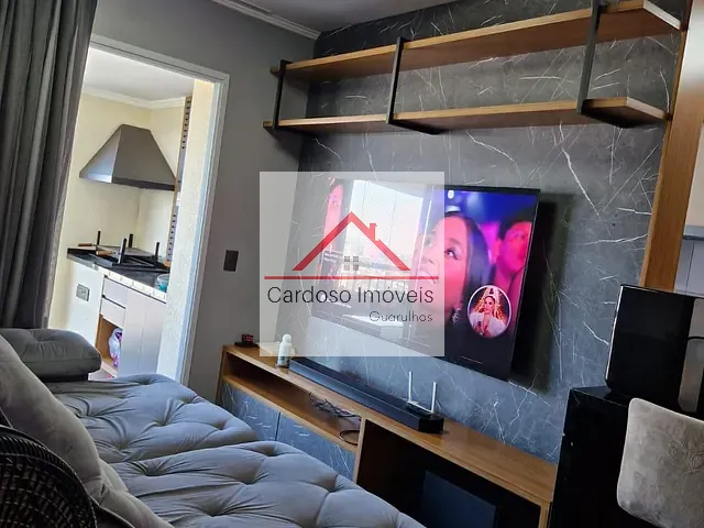 Apartamento com 68m² 2 quartos e 1 banheiro, à venda, no bairro Jardim Flor da Montanha em Guarulhos