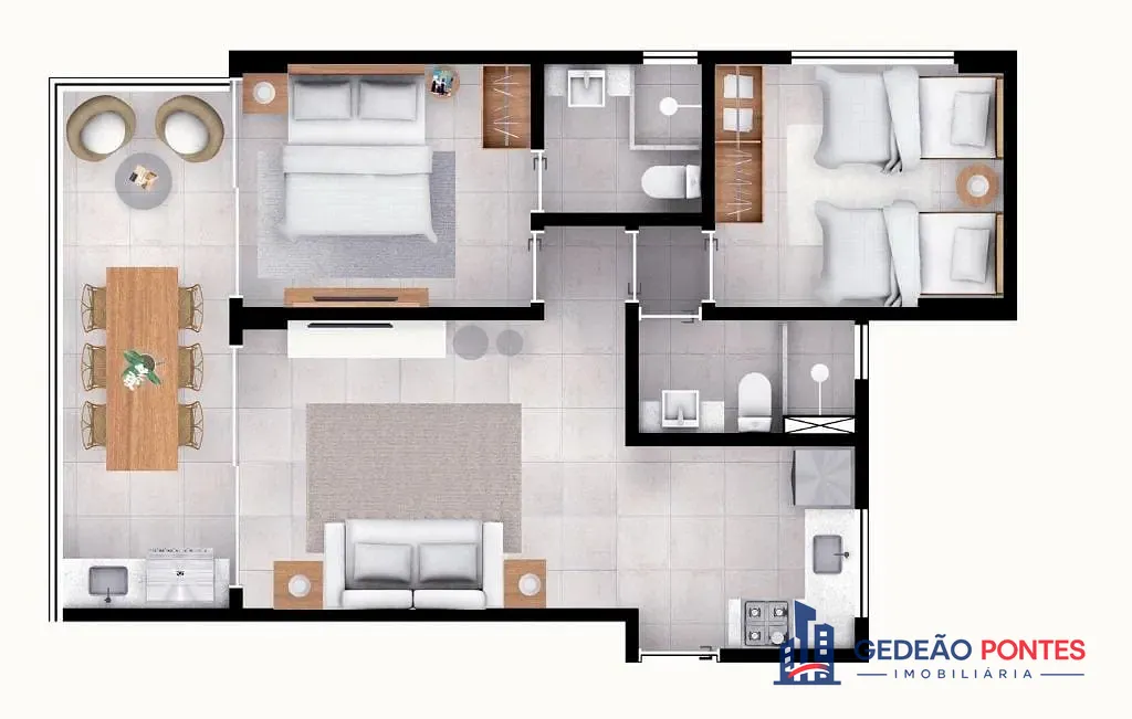 Apartamento, 2 quartos, 62 m² - Foto 5
