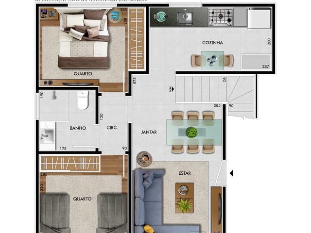Foto do Apartamento - Apartamento à venda, São Geraldo, Belo Horizonte, MG | Imobiliária Unique Leste