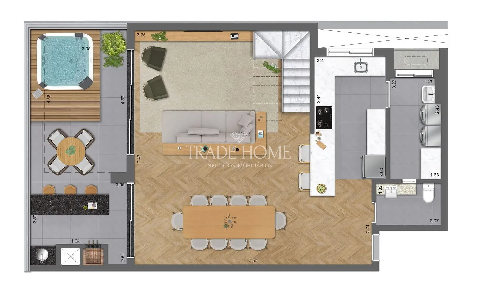 Apartamento, 2 quartos, 68 m² - Foto 44