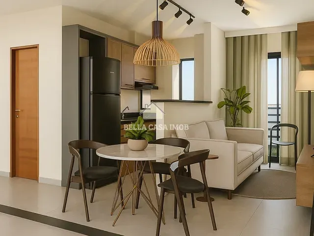 Apartamento com 53m² 2 quartos e 2 banheiros, à venda, no bairro Jardim Itália em Sorocaba