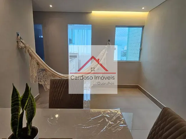 Apartamento com 60m² 2 quartos e 1 banheiro, à venda, no bairro Parque Santo Antônio em Guarulhos