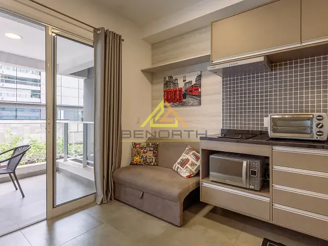 Apartamento com 40m² 1 quarto e 1 banheiro, para alugar, no bairro Consolação em São Paulo