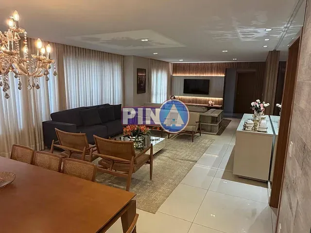 Apartamento com 208m² 4 quartos e 6 banheiros, à venda, no bairro Setor Bueno em Goiânia