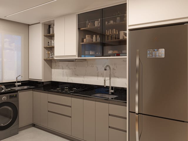 Apartamento com 44m² 2 quartos e 1 banheiro, à venda, no bairro Glória em Belo Horizonte