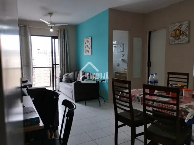 Apartamento com 55m² 1 quarto e 1 banheiro, à venda, no bairro Enseada em Guarujá