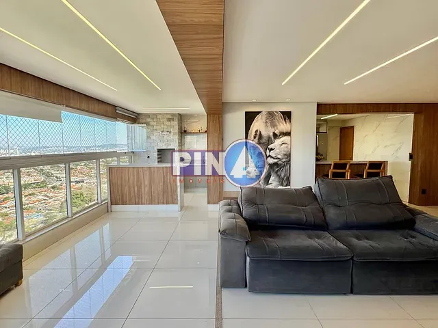 Apartamento com 142m² 3 quartos e 4 banheiros, à venda, no bairro Setor Bueno em Goiânia