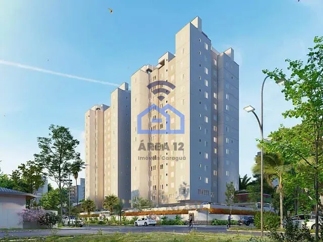Apartamento com 51m² 2 quartos e 1 banheiro, à venda, no bairro Jardim das Gaivotas em Caraguatatuba