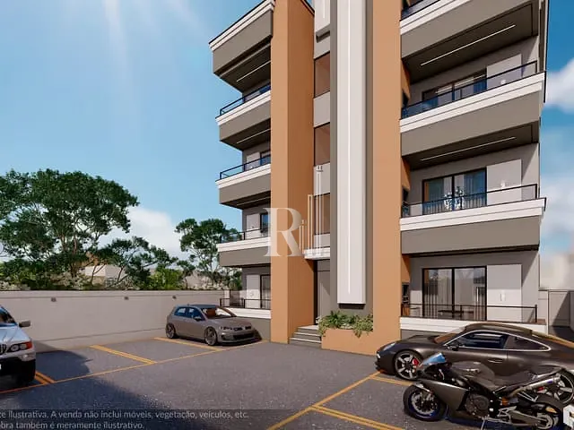 Apartamento 2 quartos e 2 banheiros, à venda, no bairro Areias em Tijucas