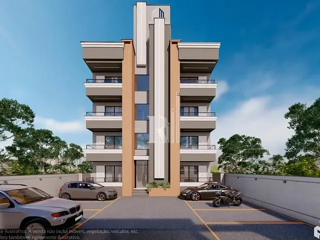 Apartamento 2 quartos e 2 banheiros, à venda, no bairro Areias em Tijucas