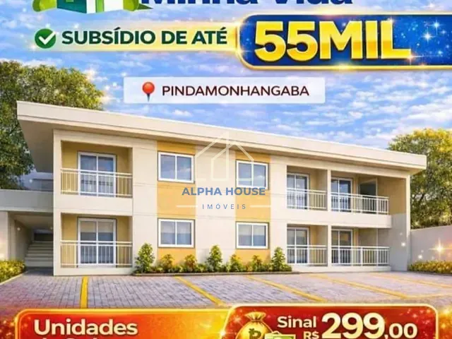 Apartamento 2 quartos e 1 banheiro, à venda, no bairro Jardim Santa Cecília em Pindamonhangaba