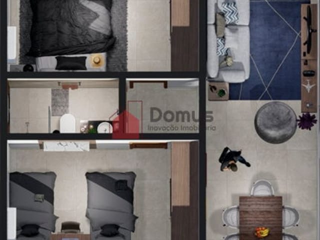Apartamento à venda, no bairro Chácara Galega em Pindamonhangaba