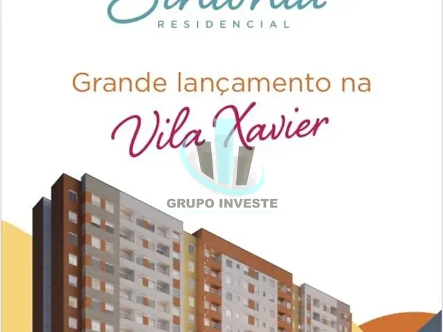 Apartamento com 54m² 2 quartos e 1 banheiro, à venda, no bairro VILA XAVIER em ARARAQUARA