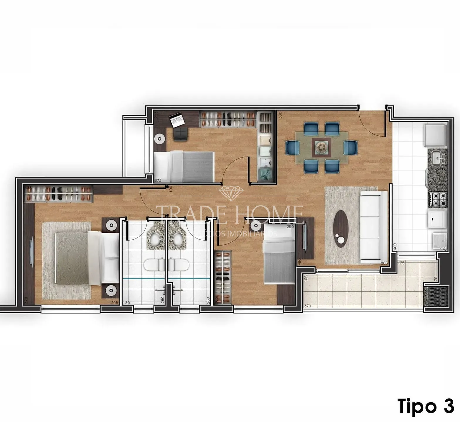Apartamento, 3 quartos, 132 m² - Foto 69