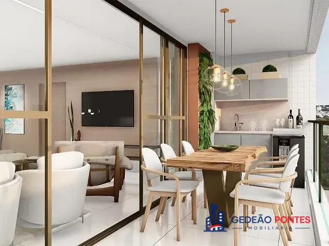 Apartamento com 147m² 4 quartos e 5 banheiros, à venda, no bairro Casa Forte em Recife