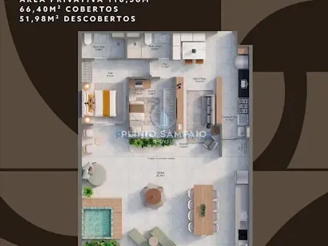 Apartamento com 10227m² 2 quartos e 2 banheiros, à venda, no bairro Praia de Itaparica em Vila Velha