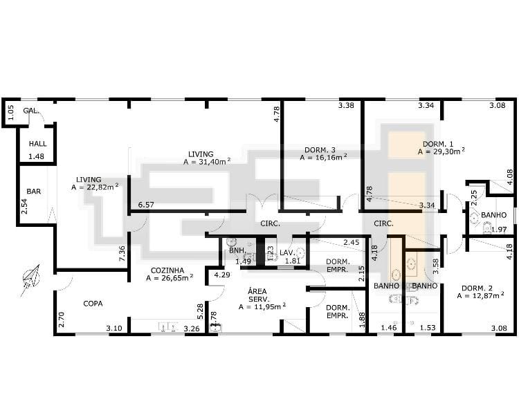 Apartamento, 4 quartos, 260 m² - Foto 31