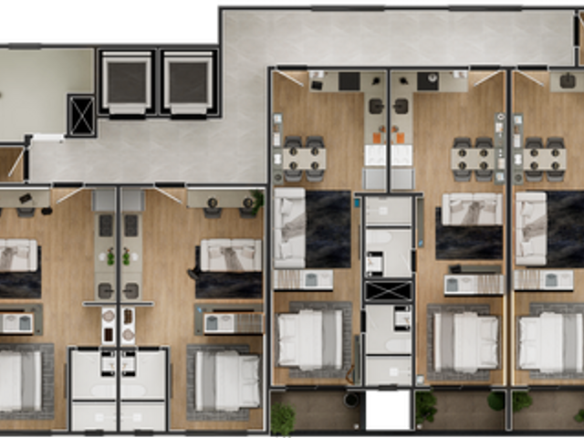 Studio com 42m² 1 quarto e 1 banheiro, à venda, no bairro Centro em Curitiba