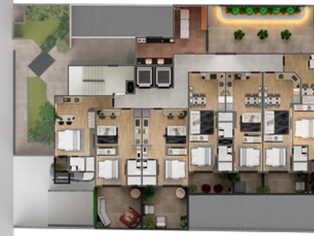 Studio com 42m² 1 quarto e 1 banheiro, à venda, no bairro Centro em Curitiba