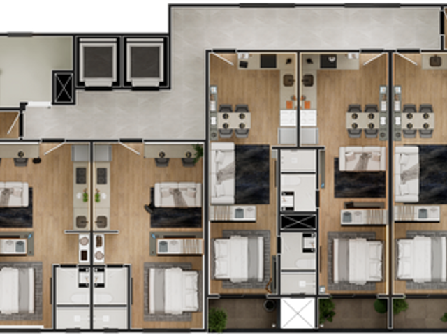Studio com 42m² 1 quarto e 1 banheiro, à venda, no bairro Centro em Curitiba