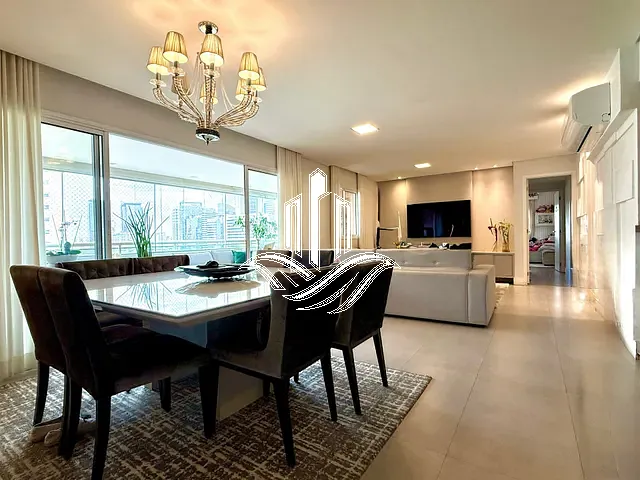 Apartamento 3 quartos e 5 banheiros, à venda, no bairro Brooklin em São Paulo