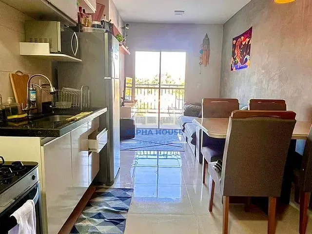 Apartamento 2 quartos e 1 banheiro, à venda, no bairro Crispim em Pindamonhangaba