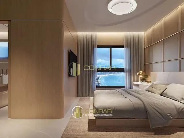 Apartamento com 204m² 4 quartos e 5 banheiros, à venda, no bairro Perequê em Porto Belo