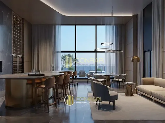 Apartamento com 204m² 4 quartos e 5 banheiros, à venda, no bairro Perequê em Porto Belo
