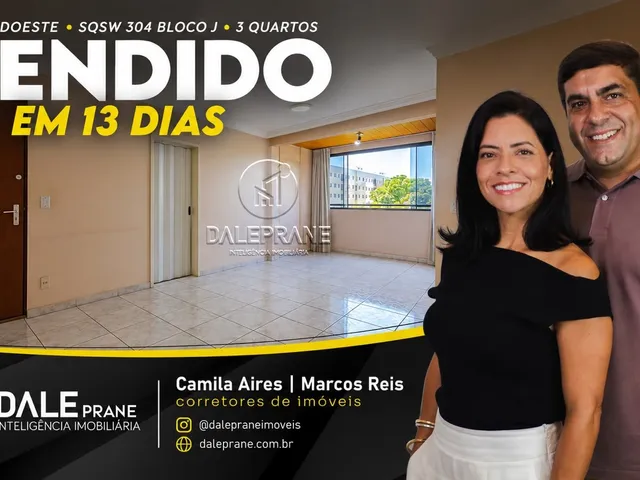 Apartamento com 135m² 3 quartos e 3 banheiros, à venda, no bairro Setor Sudoeste em Brasília