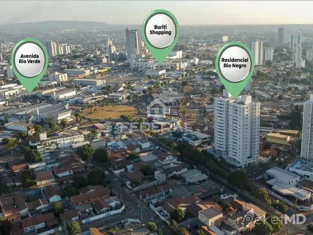 Apartamento com 89m² 3 quartos e 3 banheiros, à venda, no bairro Parque Amazônia em Goiânia