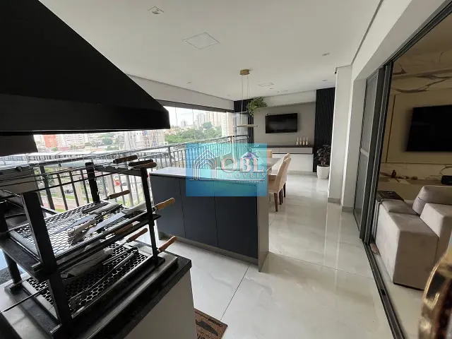 Apartamento com 121m² 3 quartos e 4 banheiros, para alugar, no bairro Vila Paulo Silas em São Paulo