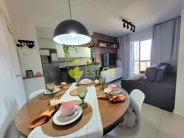 Apartamento com 57m² 2 quartos e 1 banheiro, à venda, no bairro Água Limpa em Volta Redonda
