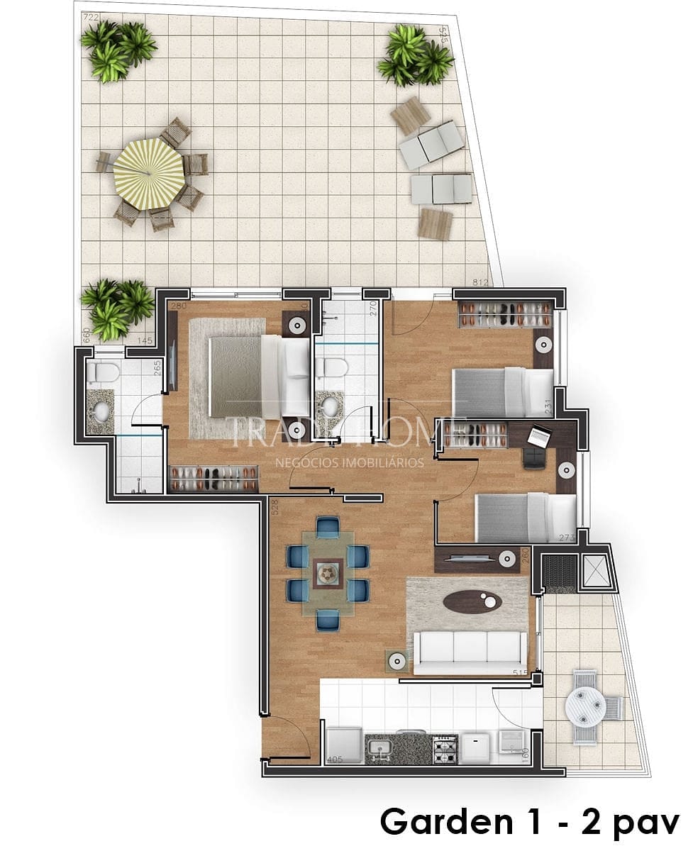 Apartamento, 3 quartos, 77 m² - Foto 66